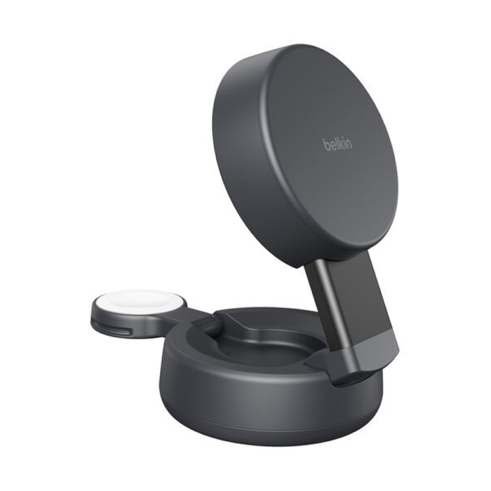 แท่นชาร์จไร้สาย Belkin UltraCharge Pro 2 in 1 - Black ชาร์จเร็ว 5 เท่า แบรนด์ BELKIN