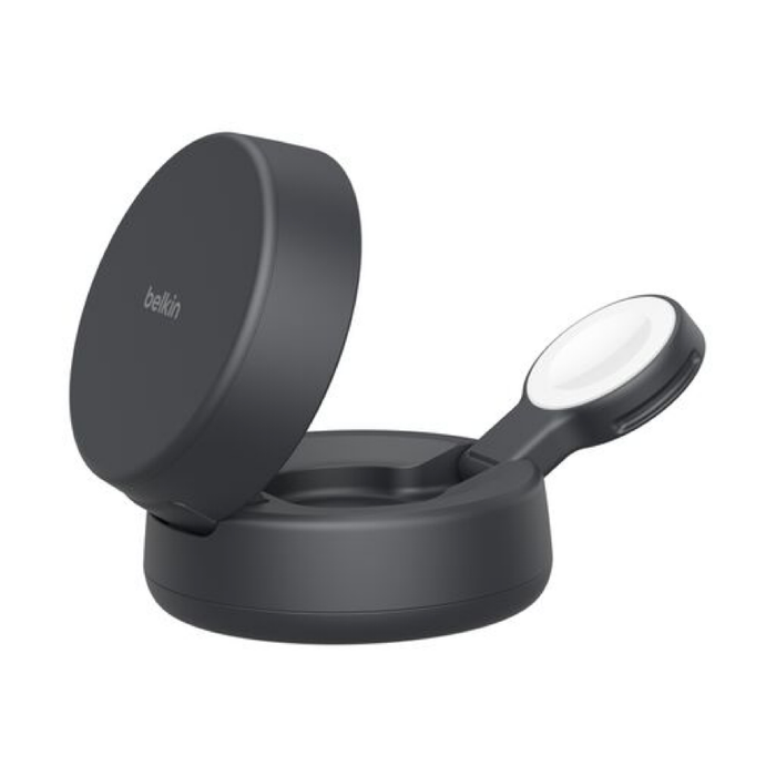 แท่นชาร์จไร้สาย Belkin UltraCharge Pro 2 in 1 - Black ดีไซน์กะทัดรัด แบรนด์ BELKIN