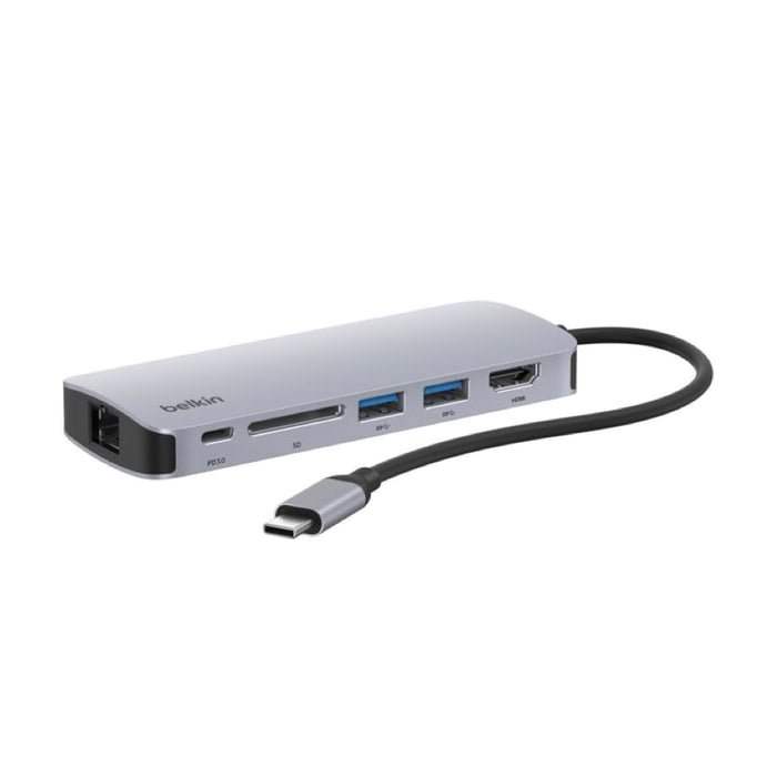 ฮับ USB-C Belkin 6 พอร์ต รองรับ 4K60Hz