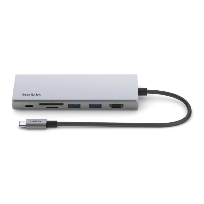 มัลติพอร์ตฮับ Belkin USB-C 7 in 1 Multiport Hub 100W พอร์ตครบครัน แบรนด์ BELKIN
