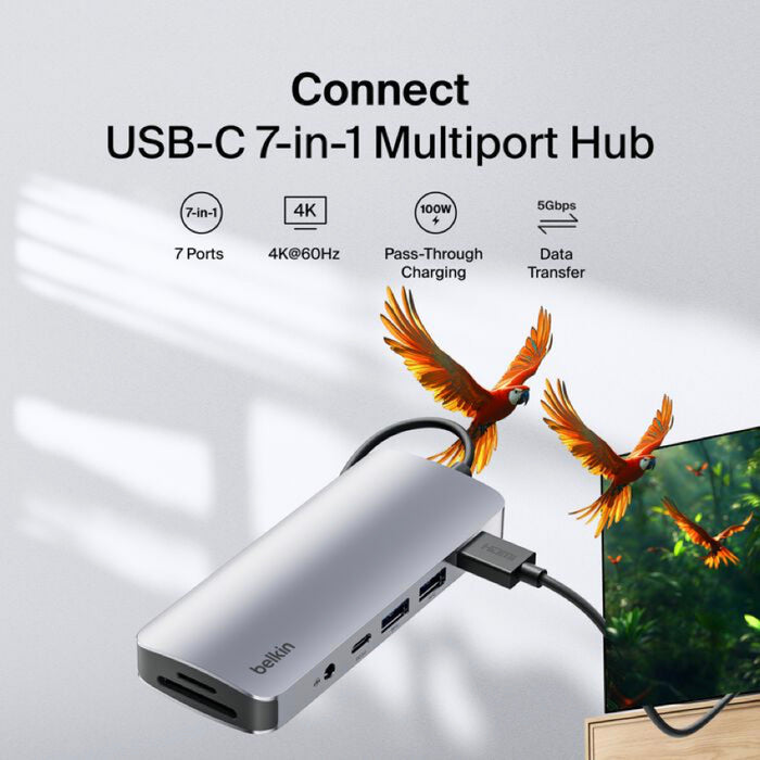 ฮับ Belkin รองรับชาร์จเร็ว PD 3.0