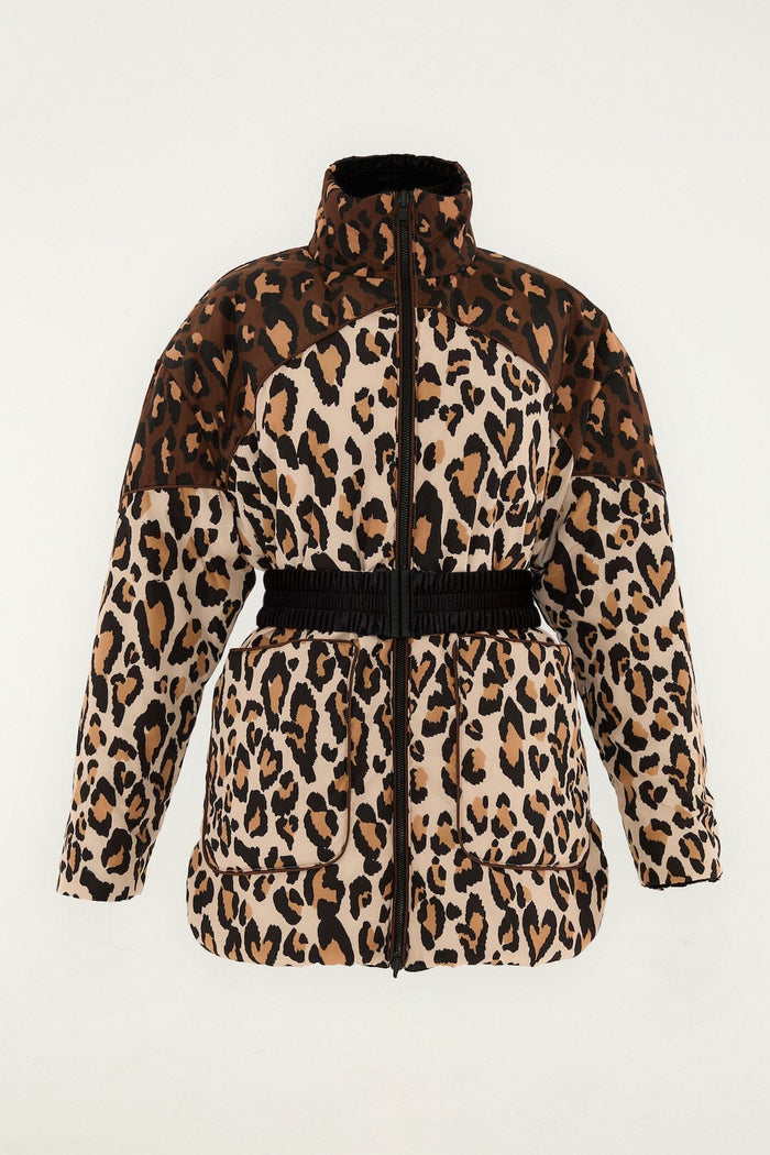 Black Marvelous Garden Puffer Jacket