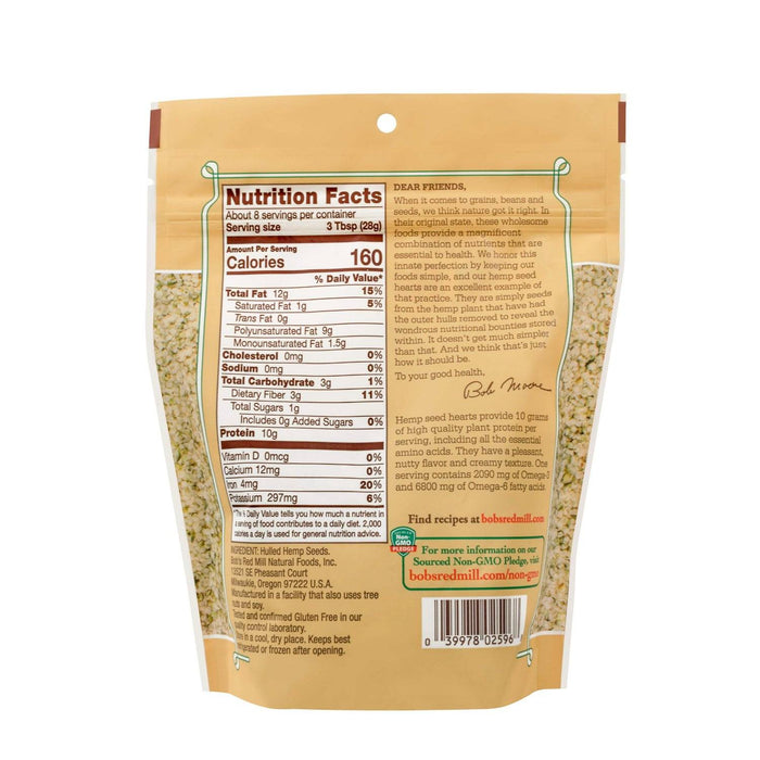 Bob's Red Mill Hulled Hemp Seed Hearts Bob's Red Mill