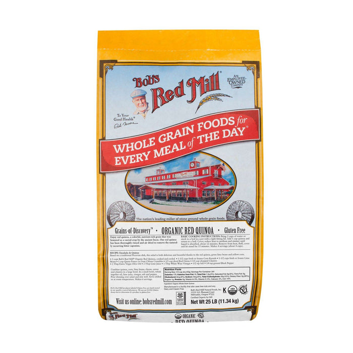 Organic Red Quinoa / 25 Pound