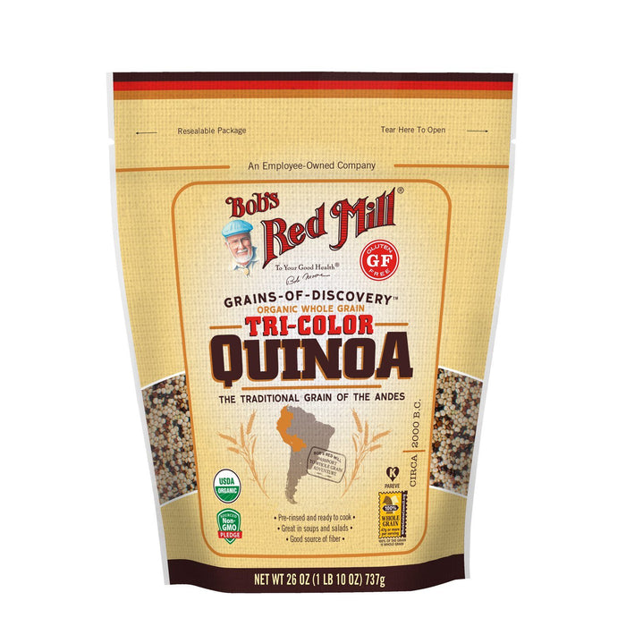 Organic Tricolor Quinoa / 26 Ounce