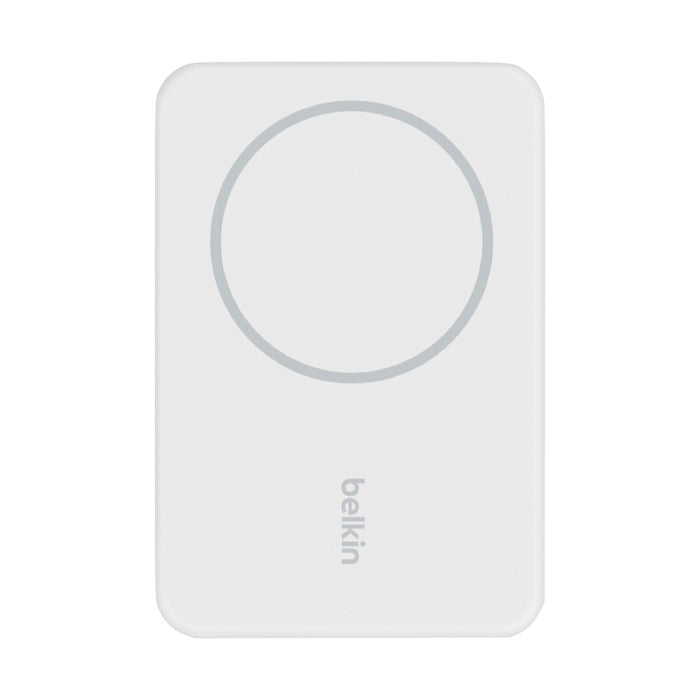 แบตเตอรี่สำรองไร้สาย Boost Charge 7.5 วัตต์ พร้อมขาตั้ง สี White
