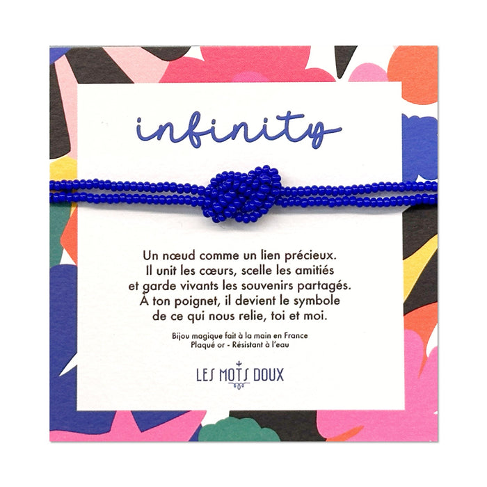 Bracelet - Infinity - Cobalt
