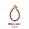 Bracelet - Make a wish - bordeaux