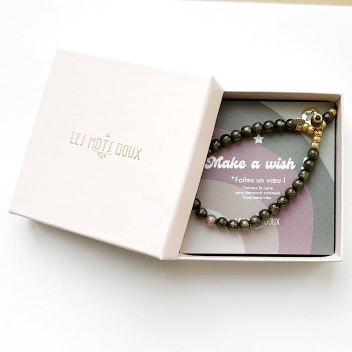 Bracelet - Make a wish - kaki