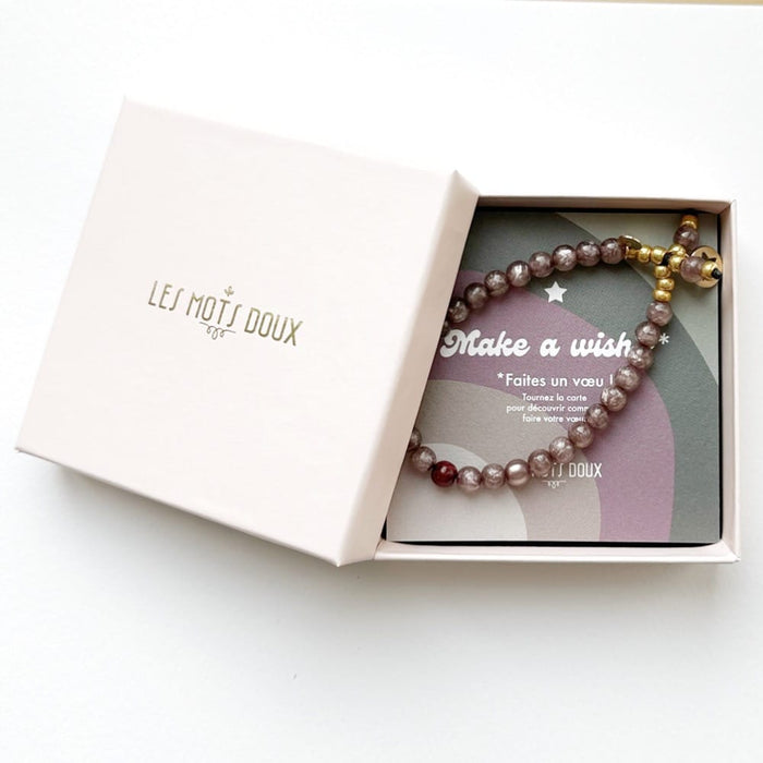 Bracelet - Make a wish - vieux rose