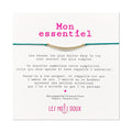 Bracelet - Mon essentiel - cordon Émeraude