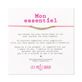 Bracelet - Mon essentiel - cordon Orange fluo