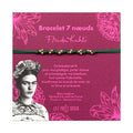 Bracelet 7 noeuds Frida Kahlo - vert