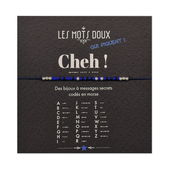 Bracelet code morse - Cheh