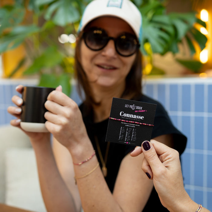 Bracelet code morse - Connasse