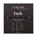 Bracelet code morse - Fuck