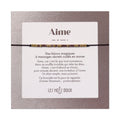 Bracelet Code Morse : Aime