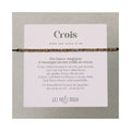 Bracelet Code Morse : Crois