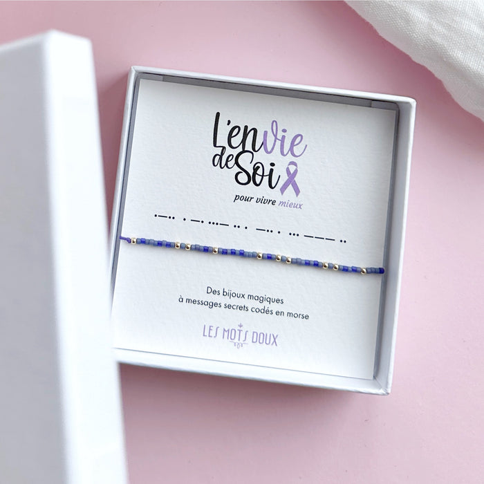 Bracelet Code Morse "L'envie de Soi"