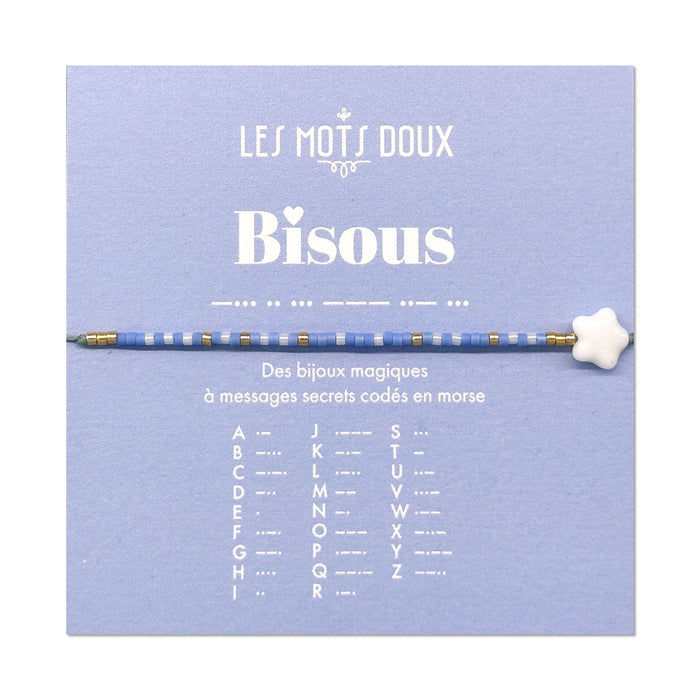 Bracelet enfant Code morse : Bisous
