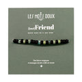 Bracelet homme code morse : Best Friend