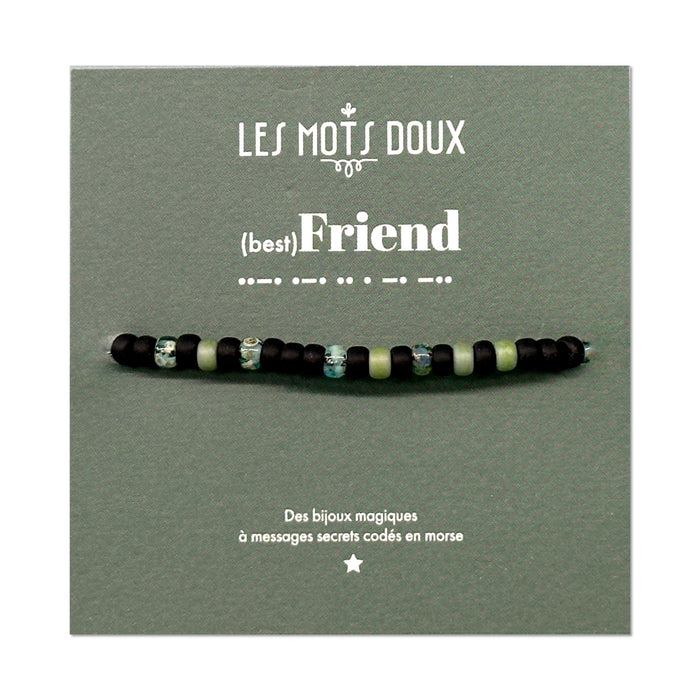 Bracelet homme code morse : Best Friend