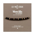 Bracelet homme code morse : Mon fils