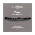 Bracelet homme code morse : Papa