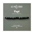 Bracelet homme code morse : Papi