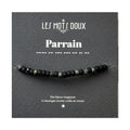 Bracelet homme code morse : Parrain