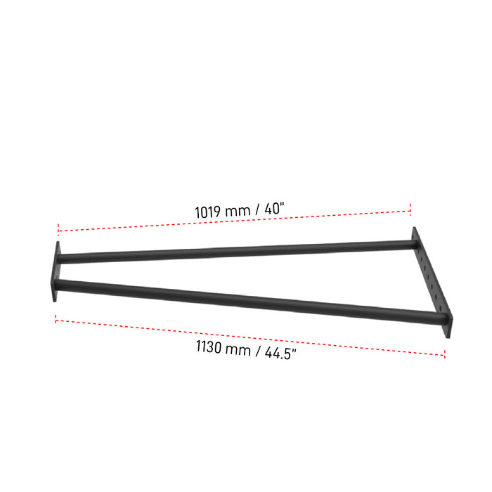 Dimension for Builder Angled Double Monkey Bar for 4' Width