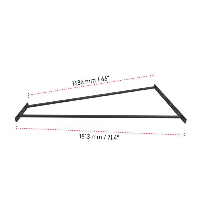 Dimension for Builder Angled Double Monkey Bar for 6' Width