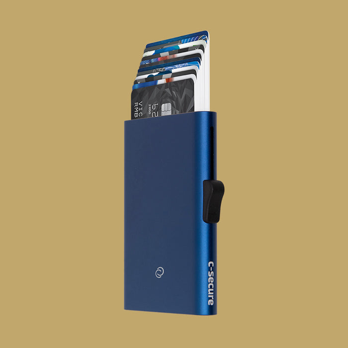 C-SECURE RFID XL Cardholder - Champagne Gold