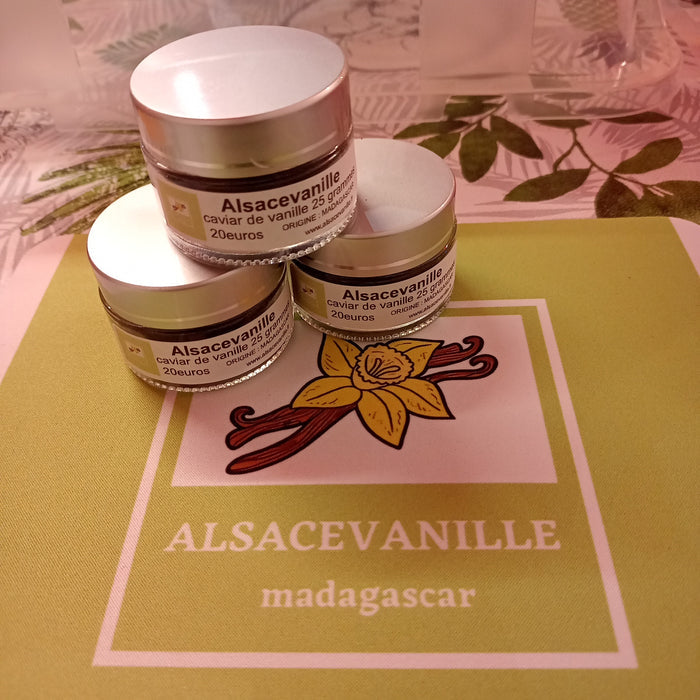 Caviar de vanille 25 grammes - Alsace vanille