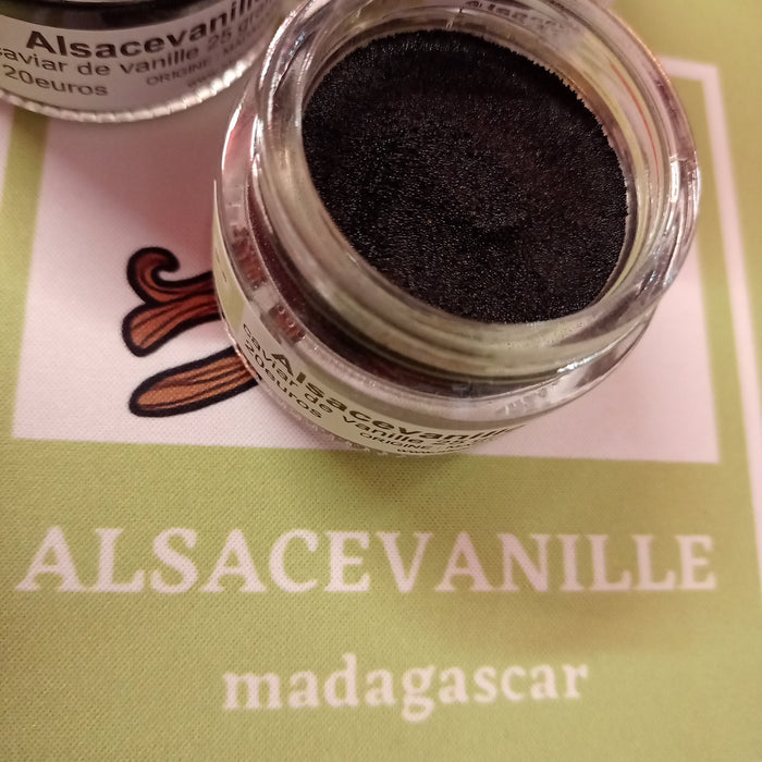 Caviar de vanille 25 grammes - Alsace vanille