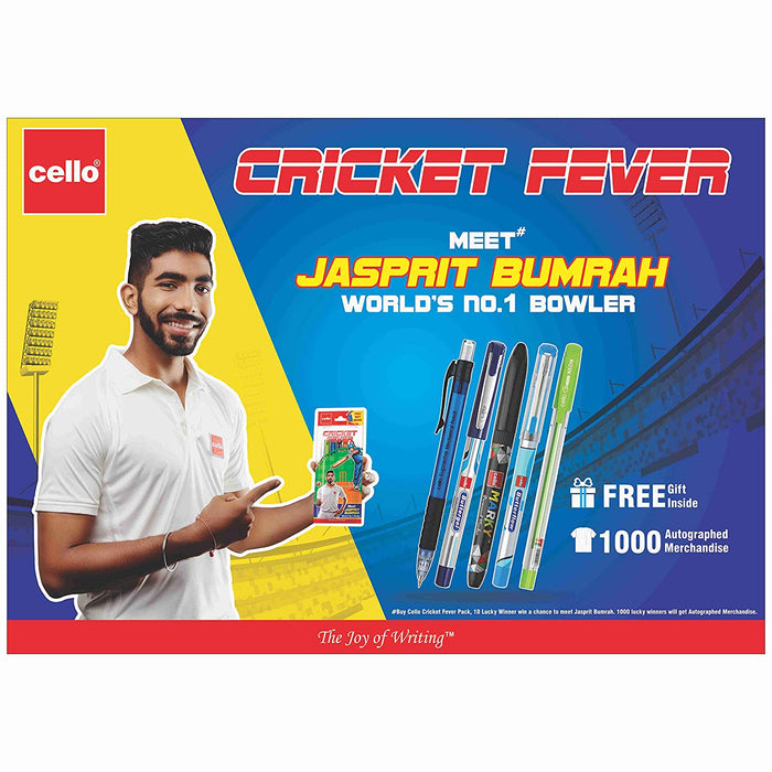 Cello Cricket Fever Stationery Pouch