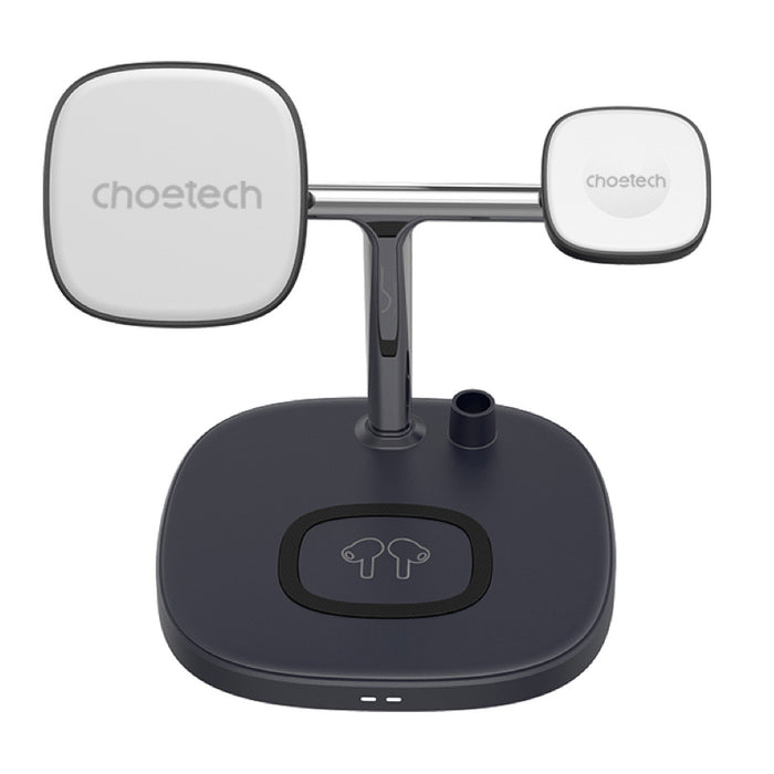 แท่นชาร์จไร้สาย Choetech 4 in 1 wireless charger ขนาด 10 วัตต์ สี Black