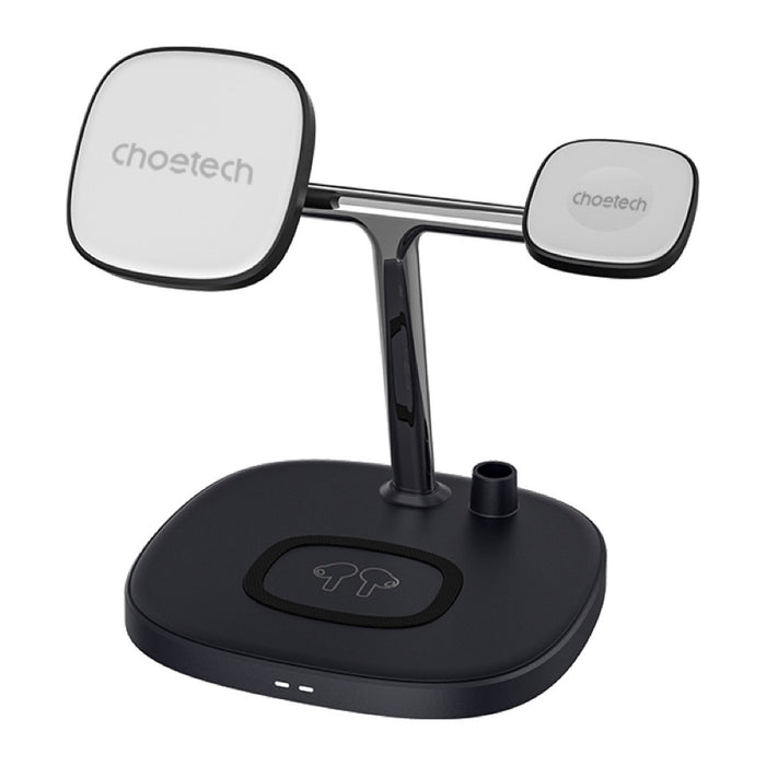 แท่นชาร์จไร้สาย Choetech 4 in 1 wireless charger ขนาด 10 วัตต์ สี Black