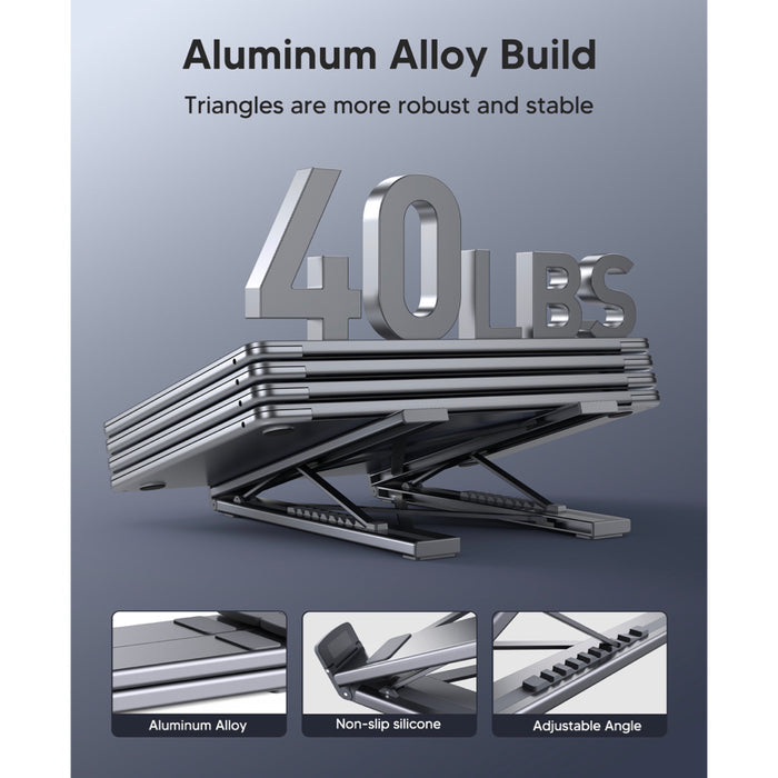 ฮับมัลติมีเดีย และ แท่นวาง Choetech HubCore HUB Stand Aluminum (HUB-M57)