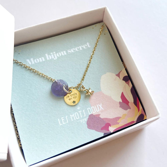 Collier Bijou Secret - Je crois en toi