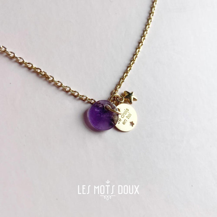 Collier Bijou Secret - Je crois en toi