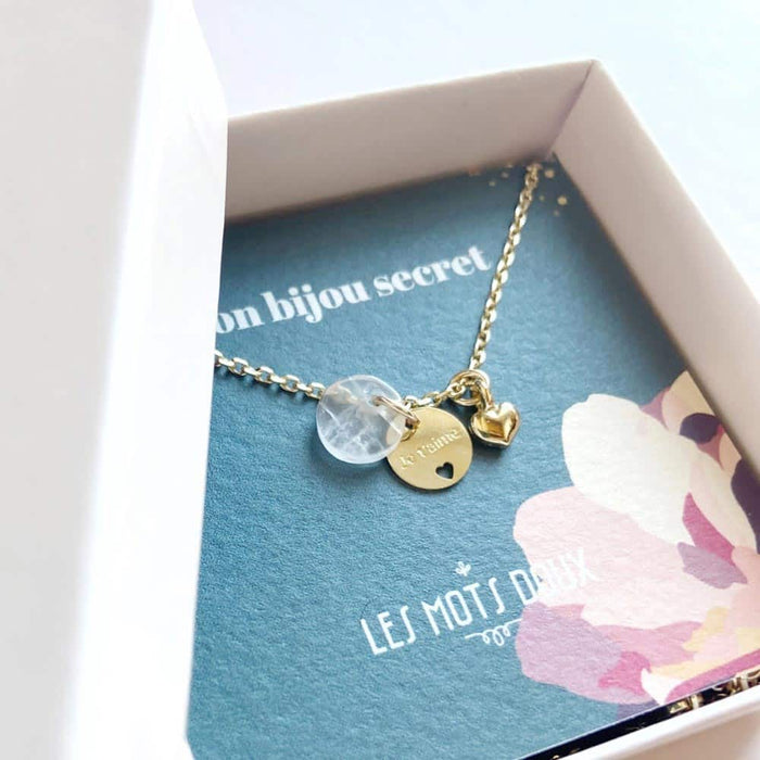 Collier Bijou Secret - Je t'aime