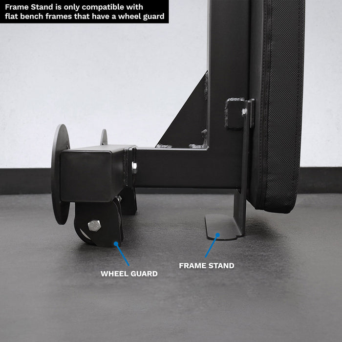 Compatible with Flat Bench Vertical Stand (sold separately)