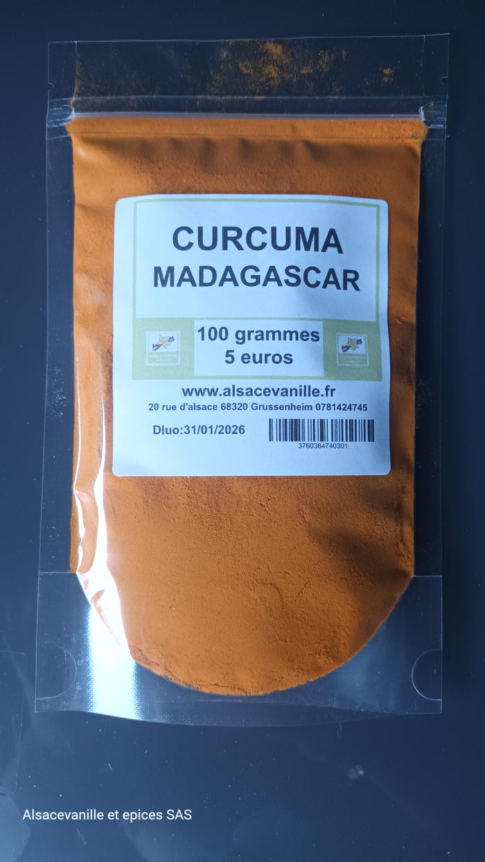 Curcuma en poudre 100 grammes