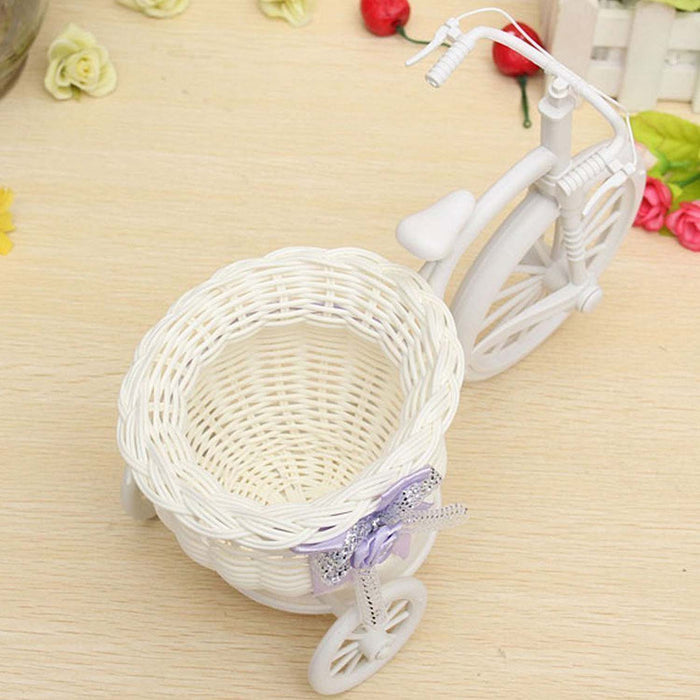 Cycle Shape Flower Vase With Pink Peonies Bunches - Chirukaanuka