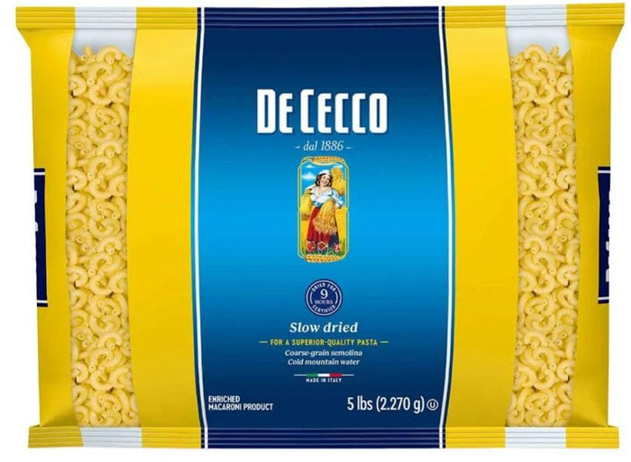 De Cecco Elbows Pasta, Durum Wheat, 5 lb De Cecco 1 Count