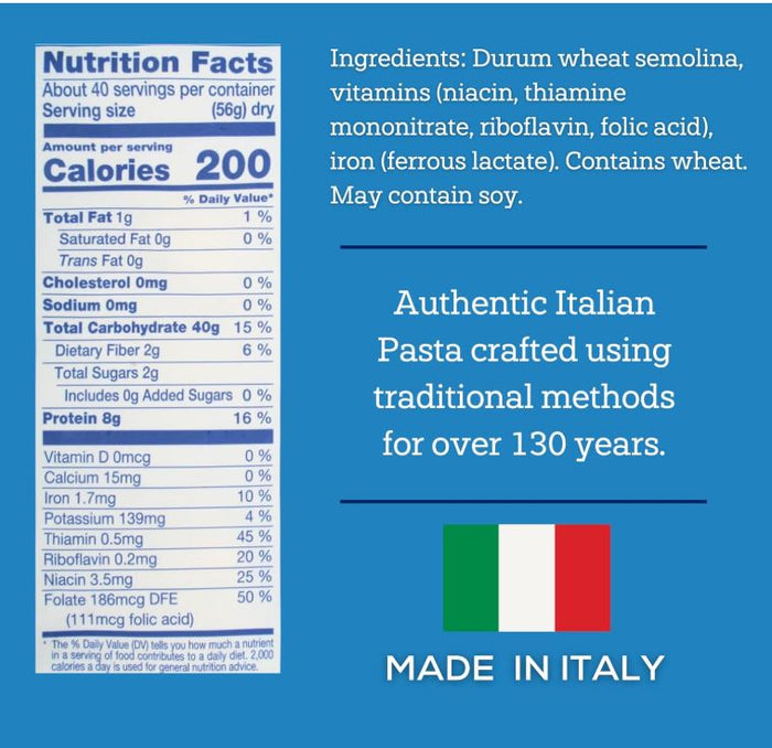 De Cecco Farfalle Pasta, Durum Wheat, 5 lb De Cecco