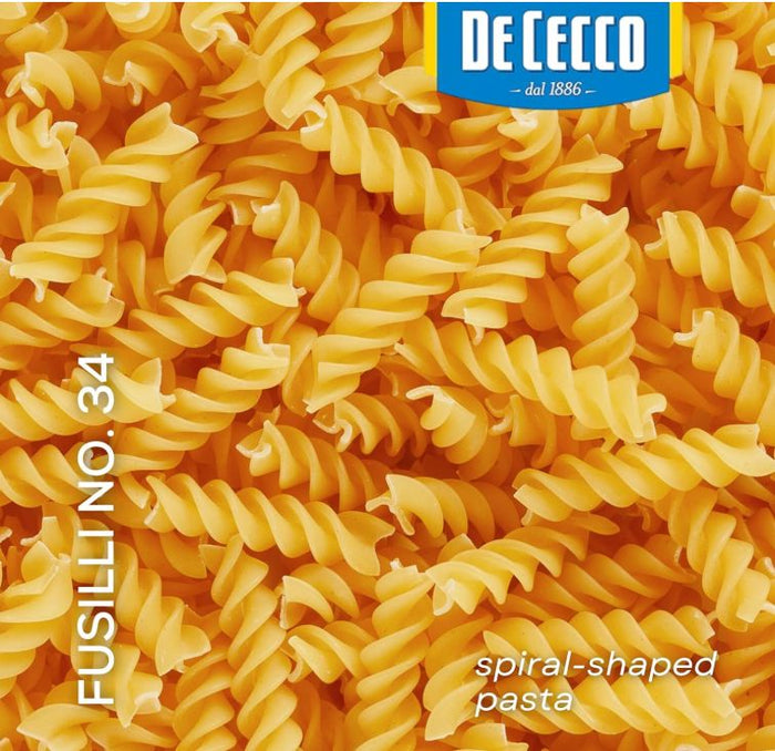De Cecco Fusilli Pasta, Durum Wheat, 5 lb De Cecco