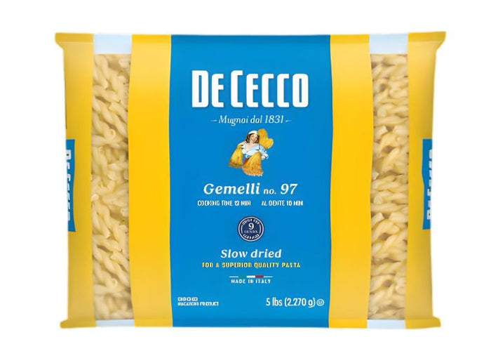 De Cecco Gemelli Pasta, Durum Wheat, 5 lb De Cecco 1 Count