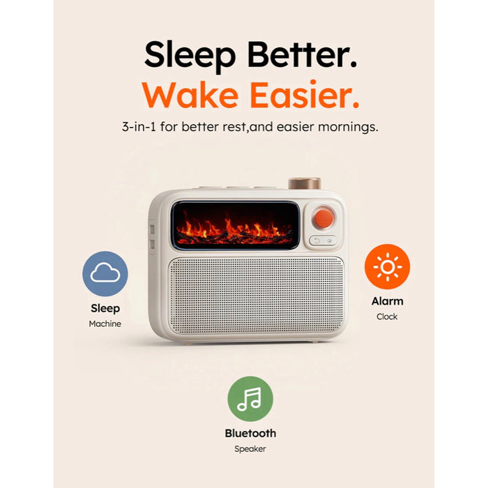 Divoom Flowtoo Premium ลำโพง Bluetooth พร้อมนาฬิกาปลุกอัจฉริยะ ดีไซน์สวย เสียงคุณภาพสูง ช่วยผ่อนคลายและจัดการเวลานอน